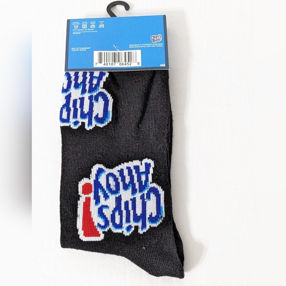 Chips Ahoy! Men's Novelty Crew Socks, Shoe Size:6-12, New With Tag - Picture 2 of 2